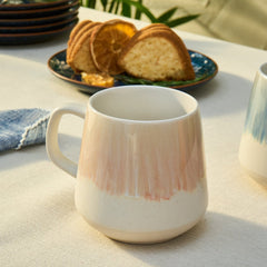 Karaca Okeanos Steinzeug Becher Set, 2-teilig, 400 ml