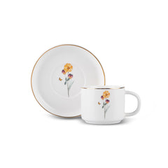 Karaca Valencia Espressotassen-Set für 6 Personen, 12-teilig, 90 ml