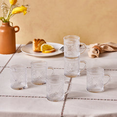 Karaca Margo 6-teiliges Teeglas-Set, 155 ml