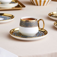 Karaca Suadiye Kaffeetassen Set, 12-teilig, 90 ml