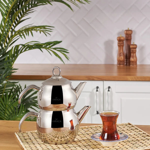 Karaca Adelya mini Teekannen-Set in kleiner Grösse