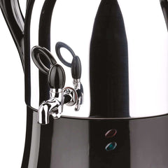 Korkmaz Çaykolik A341-04 Elektrischer Samowar – 2000 W, Schwarz