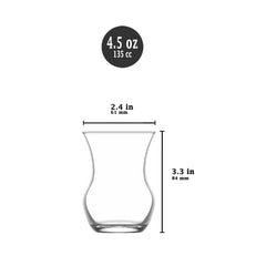LAV Ayda AYD335E – 6-teiliges Teegläser-Set
