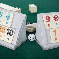 Spielesammlung Flash Plastik Okey Set inkl. Melamin Spielsteine