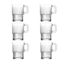 LAV Helen Teegläser mit Henkel – 6er Set, 270 ml