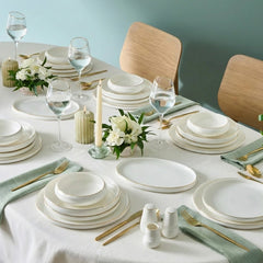 Service de table Karaca Stream Bone Sunset Gold, 53 pièces