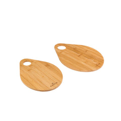 Karaca Damla Bambus-Schneidebrett-Set – 2-teilig