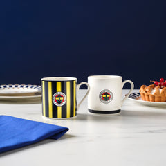 Karaca x Fenerbahçe Lizenziertes Teetassen-Set für 2 Personen
