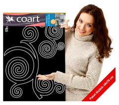 Velours Wandtattoo Luna mit 3115 Stük Kristalstein, 123x63cm