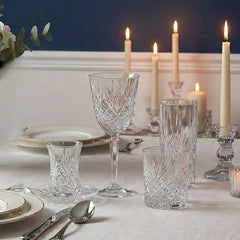 RCR Melodia Teegläser-Set mit Untertellern – 12-teilig, 140 ml