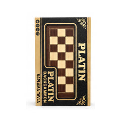 Backgammon / Tavla plaqué platine