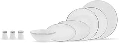 Eclipse Platin Geschirrset, 57-teilig