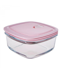 Cookplus Pink Glass Storage Container 0.43 lt