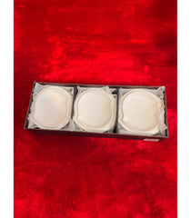Maas, Schale 3er-Set mit Deckel weiss
